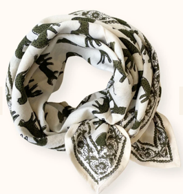 Apaches - Big foulard Latika bengale eucalyptus