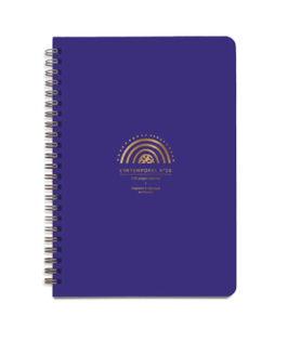 Les éditions du paon - Carnet intemporel arc en ciel