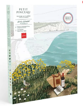 Coffret peinture au numéro - Petit Pinceau -Pique nique à Etretat