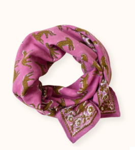 Apaches - Big foulard Latika bengale fuschia