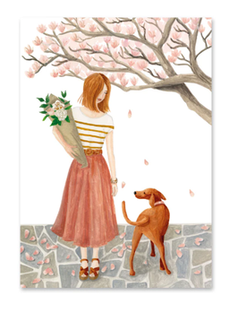 Mélanie Voituriez - Carte " Magnolia "