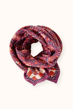 Apaches - Big foulard Latika Cactus cerise