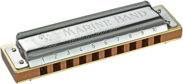 Hohner Marine Band Classic in F nat Moll mit "falschen Etui"