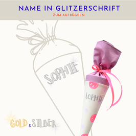 Extra Personalisierung für deine Sale-Schultüte - GLITZER
