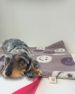 Hundedecke Smile mauve