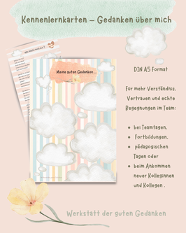 Kennlernkarten "Gedanken"