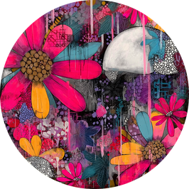 Grell Pastell, Acrylmalen