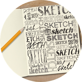 Coole Schriften für dein Skizzenbuch