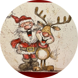 Humorvolle Weihnachtskarten – Sketching