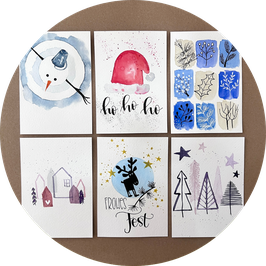 Weihnachtslettering für Klein mit Gross