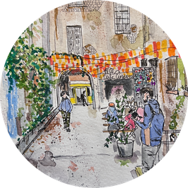 Watercolor Sketching Aufbau