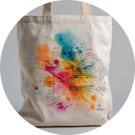 Mixed Media auf Textilien