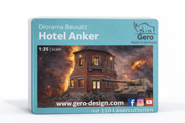 Gero Dioramakit "HOTEL ANKER" - 1:35 - Über 300 Einzelteile