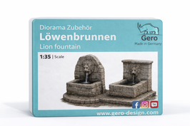 Gero "Lion fountain" 2 Stück 1/35
