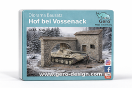 Gero Dioramabausatz "Hof bei Vossenack" - 1:35 - 25 Lasercutteile