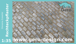Gero "Rectangular Paving Stones - Rechteckpflaster " 1 :35