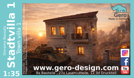 GERO Diorama Kit “German Town Villa 1” 1/35