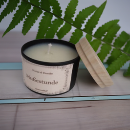 Natürliche Duftkerze "Mußestunde"