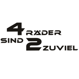 4 Räder sind 2 zuviel