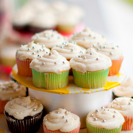 Confetti cupcakes