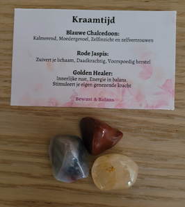 Edelsteen setje, Kraamtijd