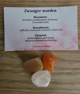 Edelsteen setje, Zwanger worden