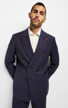 Anzug- Sacco CINQUE CICitwice 22131543 69 dunkelblau |-Hose CiCastello-H 21191543 69 dunkelblau