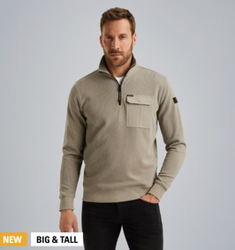 PME Legend-Pullover PSW2509457-8011 beige |-999 schwarz|-8039 grün