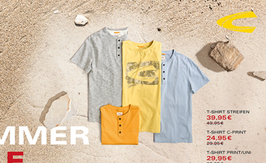 Camel active T Shirts mit Knopfleiste