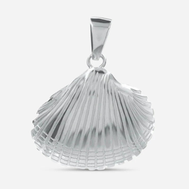 Herzmuschel Mittel - Silber