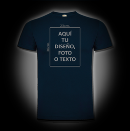 Personalizar camiseta  Azul Marino