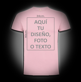 Personalizar camiseta Rosa