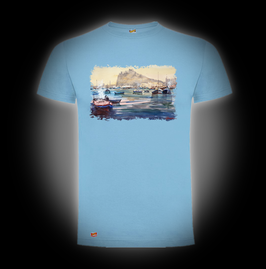 Puerto pesquero - Azul celeste / Unisex