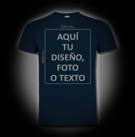 Personalizar camiseta  Azul Marino