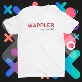 Herrenshirt weiß „Wappler“ - mit Österreich ist Frei Logo am Ärmel