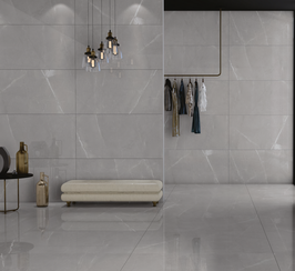 LIGHT GREY Fliesen poliert 120x60cm