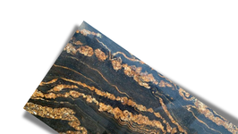 Granit Treppe Black Taurus Gold poliert