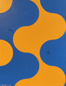 Rorschach 9   318mm*410mm   F6   2026 acrylic on canvas, wood