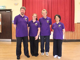Jin Ye mit Martin und Gabi Bachem und Theo Ramrath Wu Tai Chi Chuan