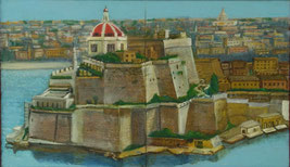 真作保証 島根清 「新緑の武蔵野」油彩 一点もの 20号大作 元