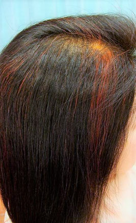 ドライヘアにヘナ