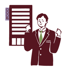 会社設立の手続きのイメージイラスト