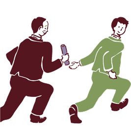 事業承継のイメージイラスト