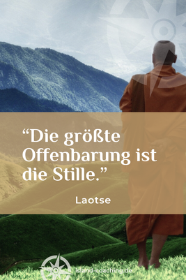 Zitat und Portrait von Laotse (Lao‑Tzu) – Begründer des Taoismus, über das Erhabene in der Ruhe