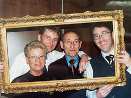 With my family