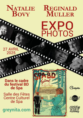 Natalie Bovy - Reginald Muller - Exposition - Auteurs BD Walthéry, Disano, Hausman, Renaud, Kox, De Lazarre, Barutti, 
