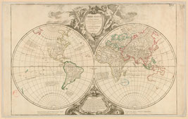 mappa della vecchia terra