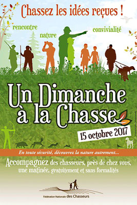 Affiche de propagande pour la chasse