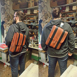 Le prototype porté par son créateur Timothée