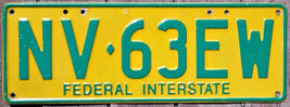 Nummernschild aus Australien